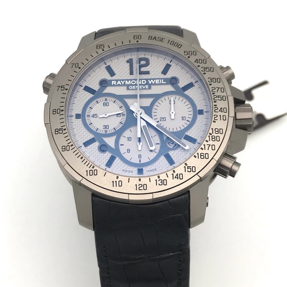 Raymond Weil Nabucco Automatic Sandblasted Titanium Mens Watch #7820-STC-05607